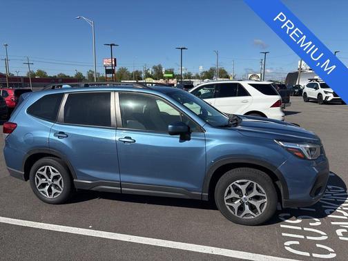 Blue 2021 Subaru Forester Premium