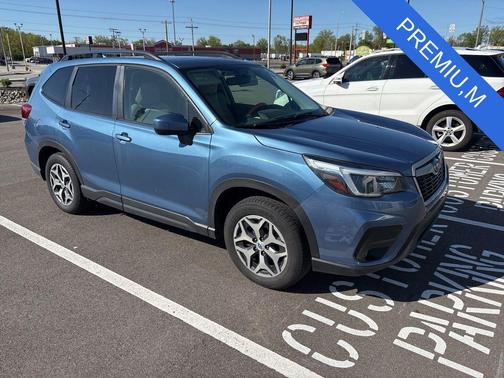 Blue 2021 Subaru Forester Premium