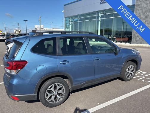 Blue 2021 Subaru Forester Premium