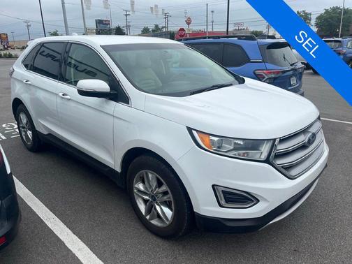 Oxford White 2017 Ford Edge SEL