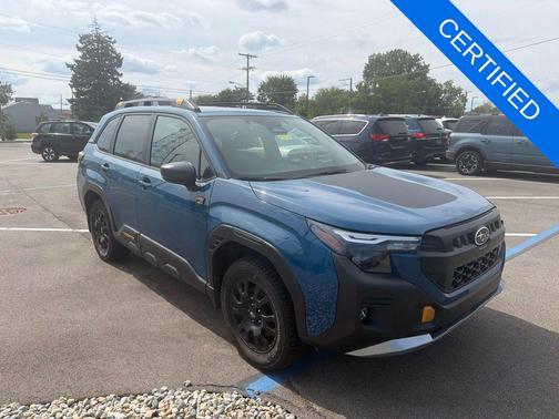 Blue 2026 Subaru Forester Wilderness