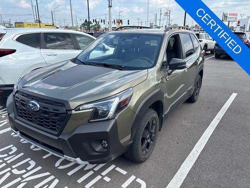 Autumn Green Metallic 2023 Subaru Forester Wilderness
