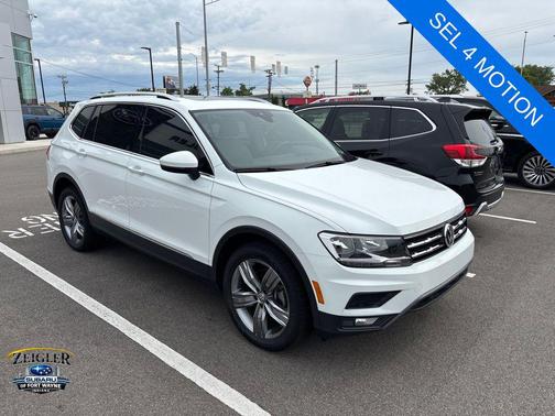 White 2021 Volkswagen Tiguan 2.0T SEL