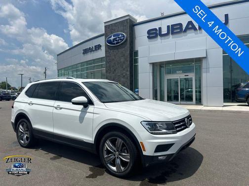 Pure White 2021 Volkswagen Tiguan 2.0T SEL