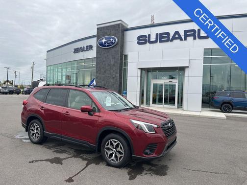 Crimson Red Pearl 2023 Subaru Forester Premium