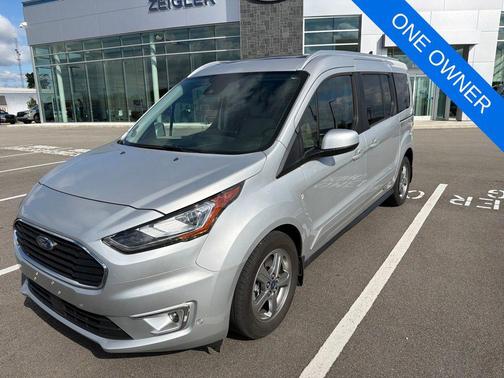 Silver 2019 Ford Transit Connect Titanium w/Rear Liftgate