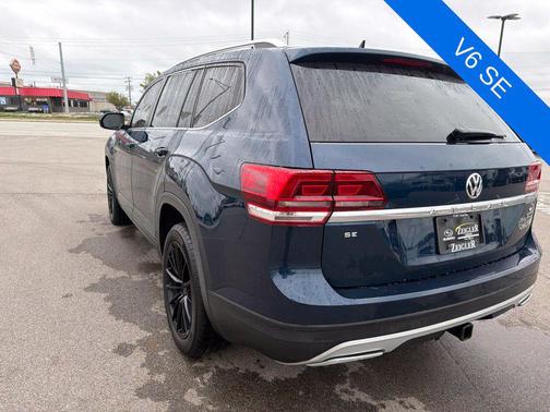 Blue 2019 Volkswagen Atlas 3.6L SE w/Technology