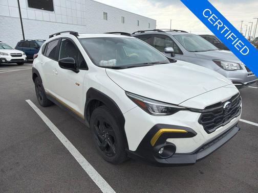 Crystal White Pearl 2024 Subaru Crosstrek Sport