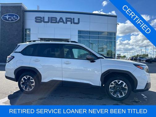 Crystal White Pearl 2026 Subaru Forester Premium