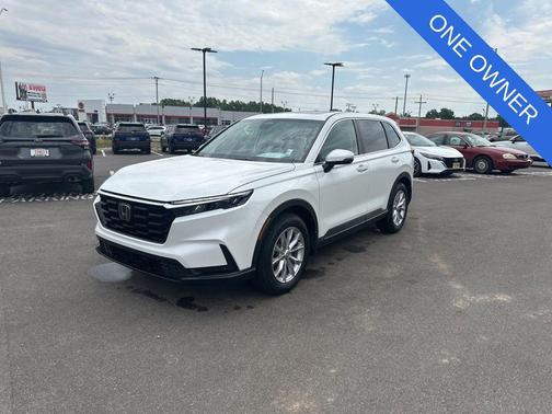 Platinum White 2024 Honda CR-V EX-L AWD