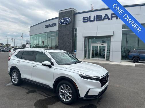 Platinum White 2024 Honda CR-V EX-L AWD