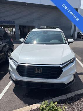Platinum White 2024 Honda CR-V EX-L AWD