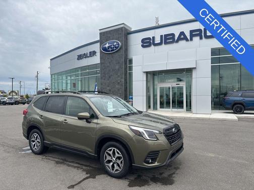 Autumn Green Metallic 2024 Subaru Forester Premium