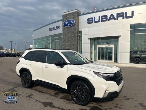 Crystal White Pearl 2026 Subaru Forester Sport