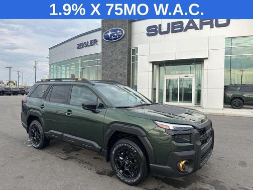 Deep Emerald Green Pearl 2026 Subaru Outback Wilderness