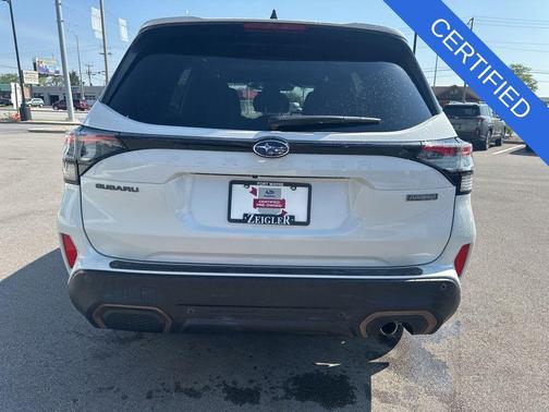 Crystal White Pearl 2025 Subaru Forester Hybrid Sport