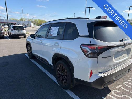 Crystal White Pearl 2025 Subaru Forester Hybrid Sport