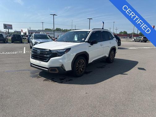 Crystal White Pearl 2025 Subaru Forester Hybrid Sport