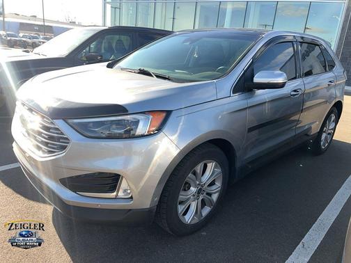 Silver 2020 Ford Edge Titanium