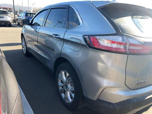 Silver 2020 Ford Edge Titanium