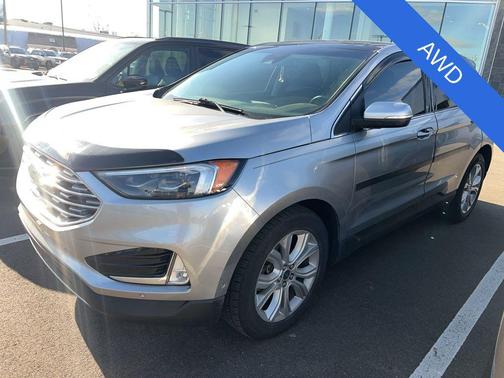 Silver 2020 Ford Edge Titanium