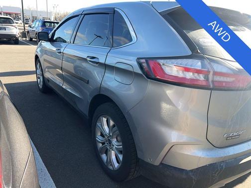 Silver 2020 Ford Edge Titanium