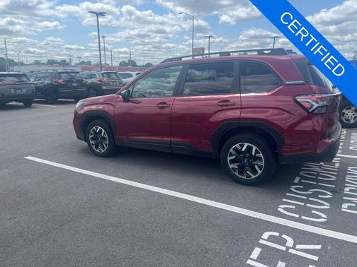 Crimson Red Pearl 2025 Subaru Forester Premium