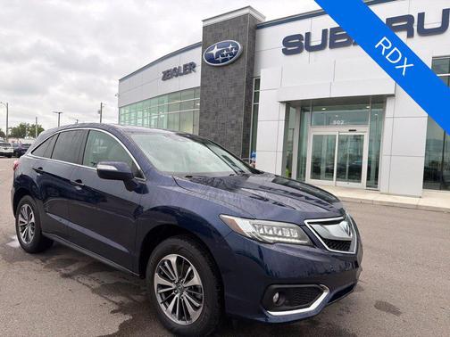 Fathom Blue Pearl 2017 Acura RDX Advance Package
