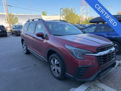 Crimson Red Pearl 2025 Subaru Ascent Premium 7-Passenger