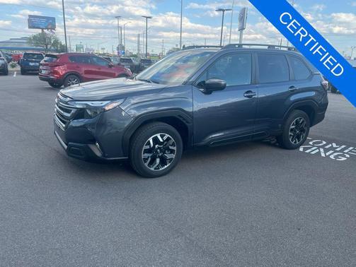 Gray Metallic 2025 Subaru Forester Premium