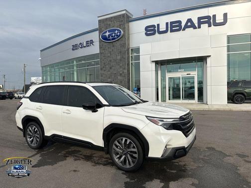 Crystal White Pearl 2025 Subaru Forester Touring