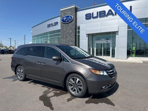 Brown 2016 Honda Odyssey Touring Elite