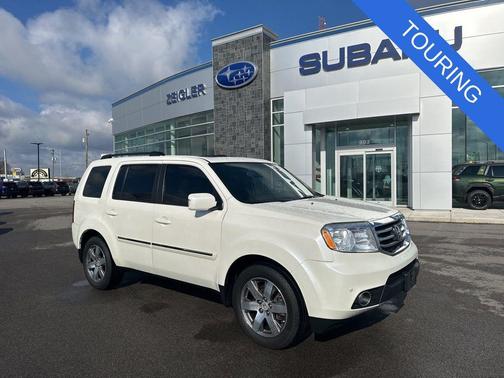 Diamond White Pearl 2014 Honda Pilot Touring