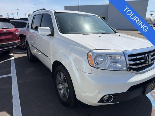 Diamond White Pearl 2014 Honda Pilot Touring