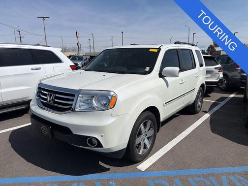 Diamond White Pearl 2014 Honda Pilot Touring