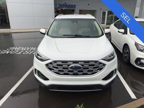 Oxford White 2019 Ford Edge SEL