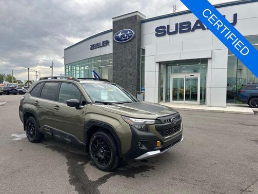 Autumn Green Metallic 2026 Subaru Forester Wilderness