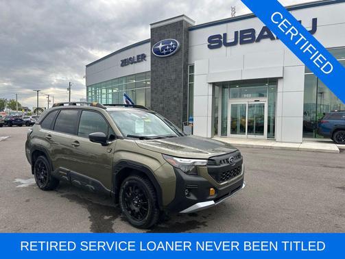 Autumn Green Metallic 2026 Subaru Forester Wilderness