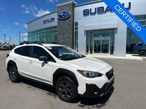 Crystal White Pearl 2023 Subaru Crosstrek Sport