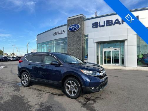 Blue 2017 Honda CR-V EX