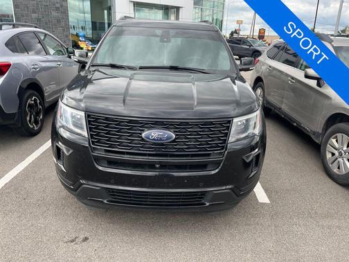 Shadow Black 2018 Ford Explorer Sport