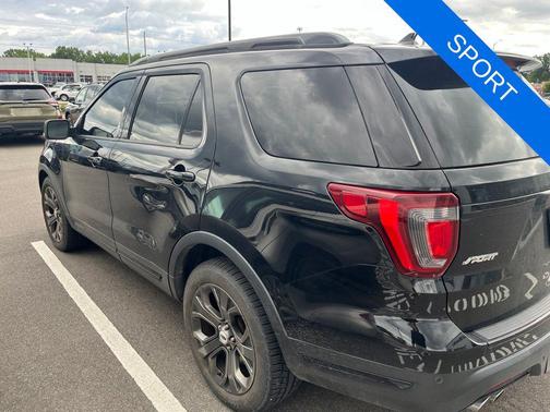 Shadow Black 2018 Ford Explorer Sport