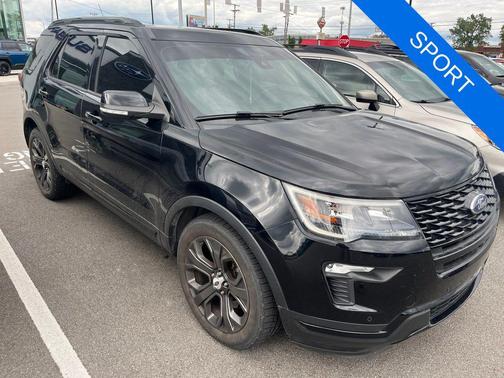 Shadow Black 2018 Ford Explorer Sport