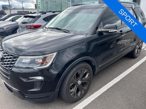 Shadow Black 2018 Ford Explorer Sport