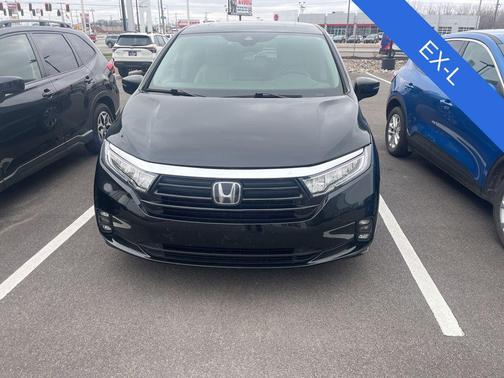 Crystal Black Pearl 2021 Honda Odyssey EX-L