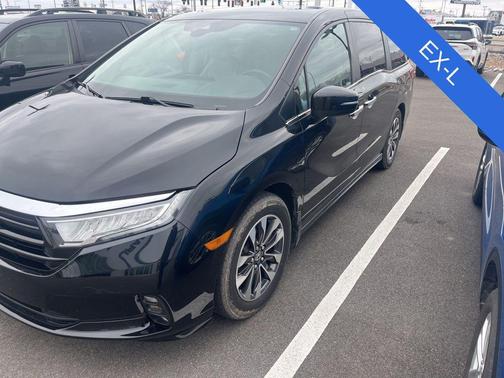 Crystal Black Pearl 2021 Honda Odyssey EX-L