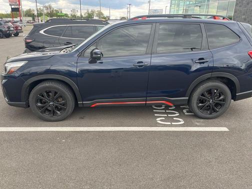 Blue 2021 Subaru Forester Sport