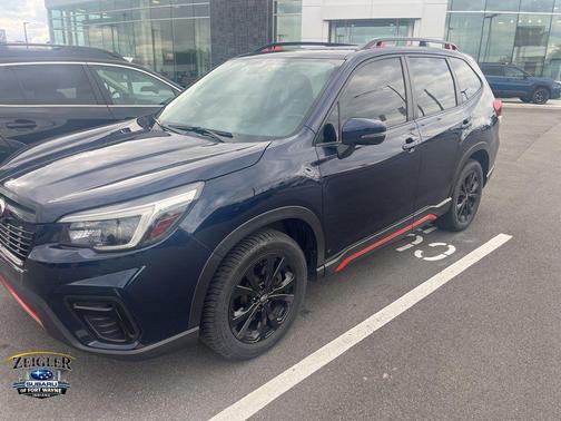 Blue 2021 Subaru Forester Sport