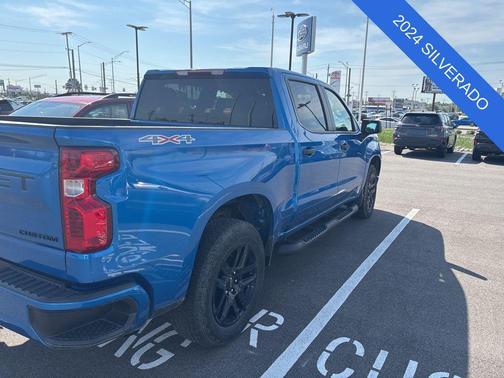 Glacier Blue Metallic 2024 Chevrolet Silverado 1500 Custom