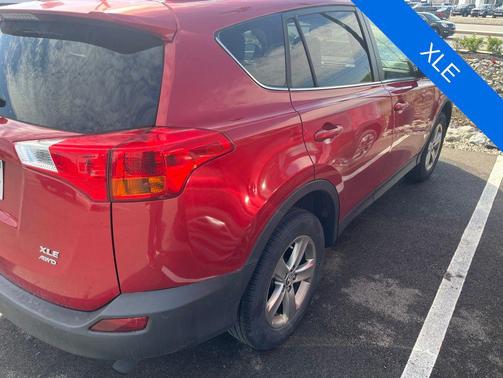 Red 2015 Toyota RAV4 XLE